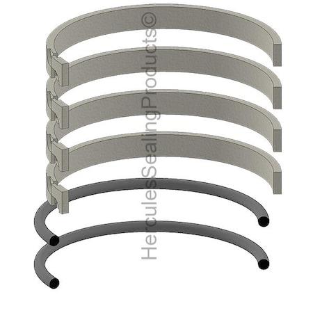 Parker - After Market Parts Hydraulic Cylinder Repair Kit- 1-1/2 Piston Ring Kits PR152H0001